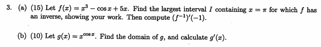 Solved 3. (a) (15) Let f(z)-z