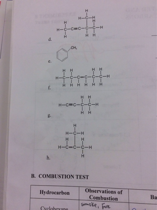 Solved H-C-H H-C-C-C-C-C-H D. CH, H-C-H H-C-C-C-H H. B. | Chegg.com