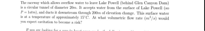 Solved The raceway which allows overflow water to leave Lake | Chegg.com