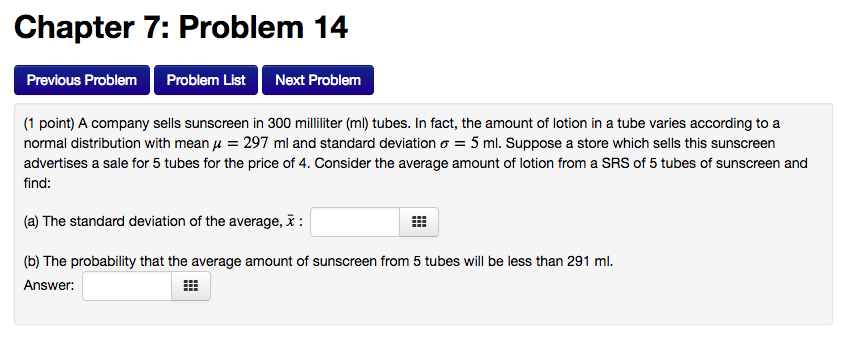 Solved Chapter 7: Problem 14 Previous Problem Problem List | Chegg.com
