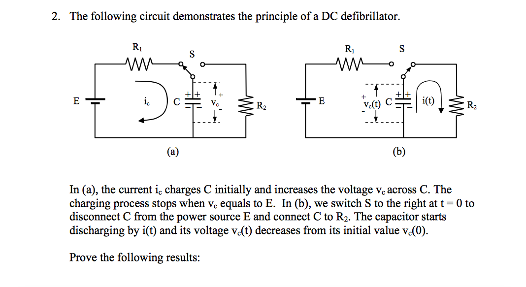 Solved 2. The following circuit demonstrates the principle