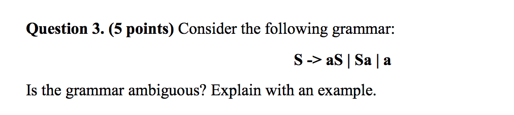 Solved Question 3 5 Points Consider The Following Chegg Solved Question 3 5 Points Consider The Following Chegg