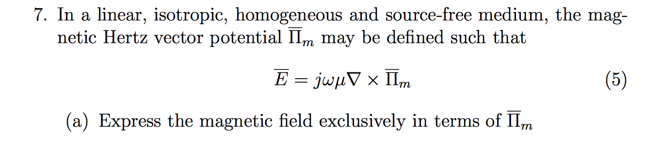 Solved: In A Linear, Isotropic, Homogeneous And Source-fre... | Chegg.com