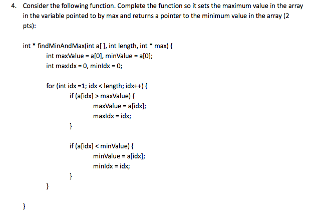 Solved 1. Write a C statement for each of the following. (4 | Chegg.com