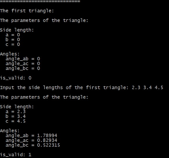 Solved Define two constructors for the class Triangle in | Chegg.com