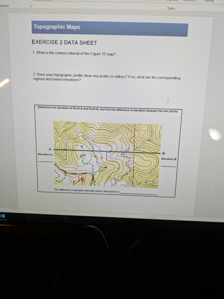 Earth Science Topographic Map Worksheet Answer Key - Best Map Collection