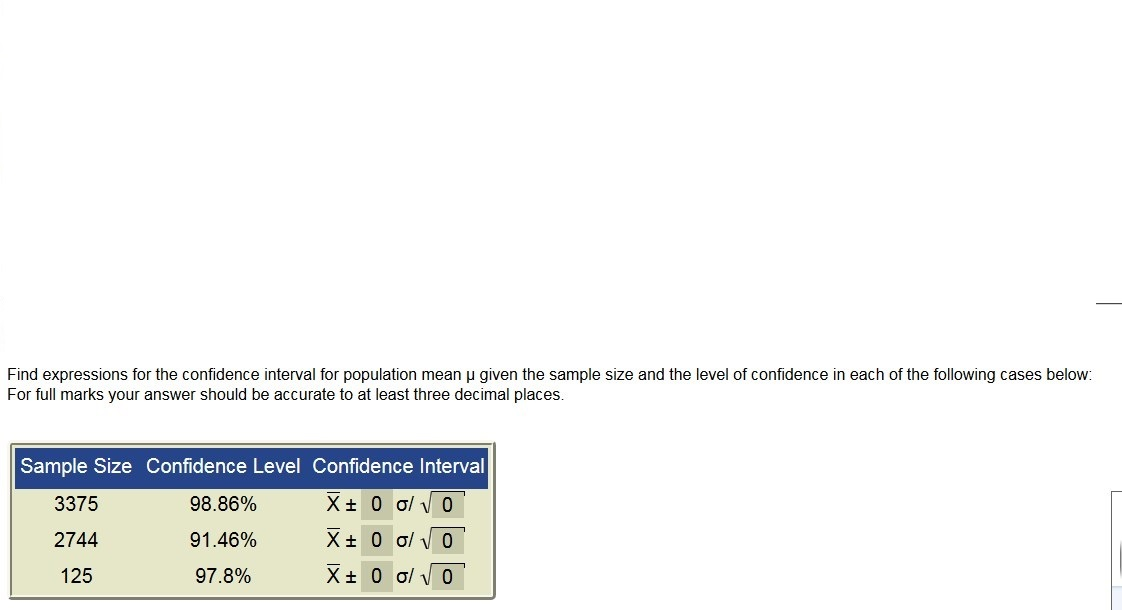 Solved Find expressions for the confidence interval for | Chegg.com