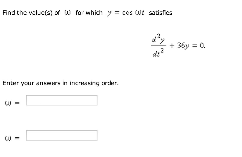 solved-find-the-value-s-of-w-for-which-y-cos-wt-satisfies-chegg