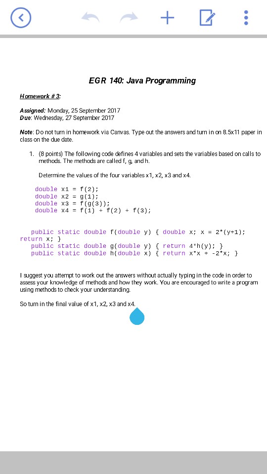 Solved EGR 140: Java Programming ework # 3: Assigned: | Chegg.com