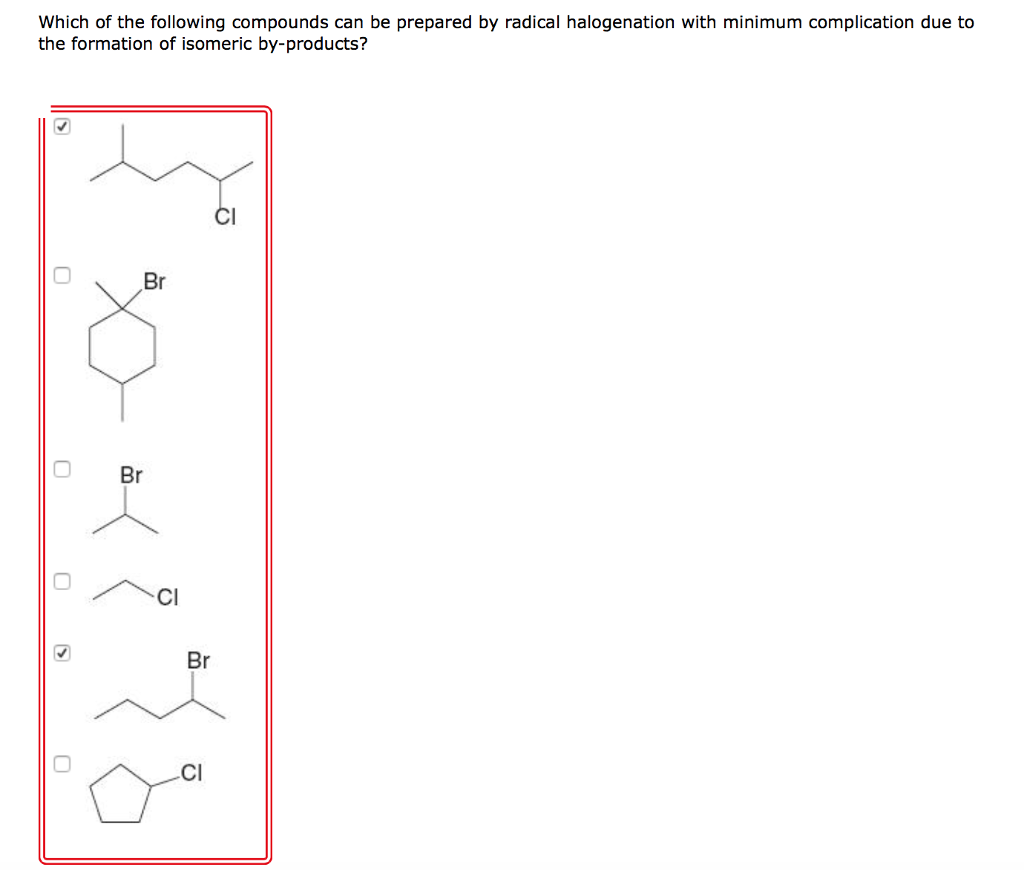 Solved Which of the following compounds can be prepared by | Chegg.com