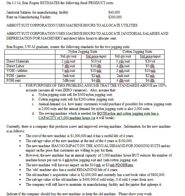Janitorial Salaries for manufacturing facility
