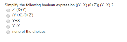 Solved Simplify the following boolean expression | Chegg.com