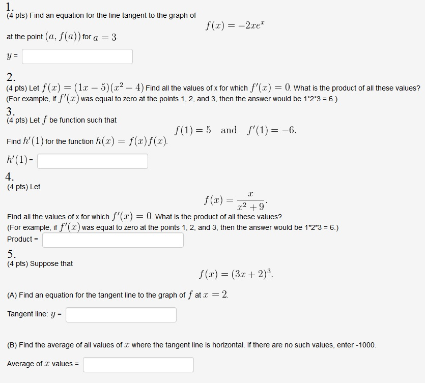 Solved Find an equation for the line tangent to the graph of | Chegg.com