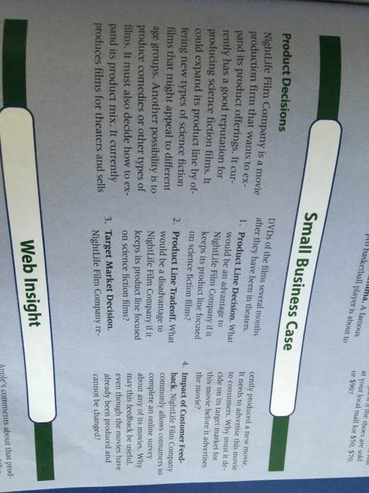 Solved Night Life Film Company is a movie production firm | Chegg.com