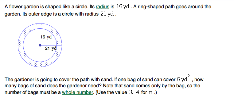 solved-a-flower-garden-is-shaped-like-a-circle-its-radius-chegg