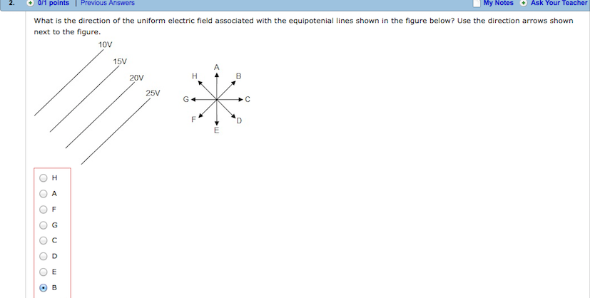 Solved What Is the direction of the uniform electric field | Chegg.com