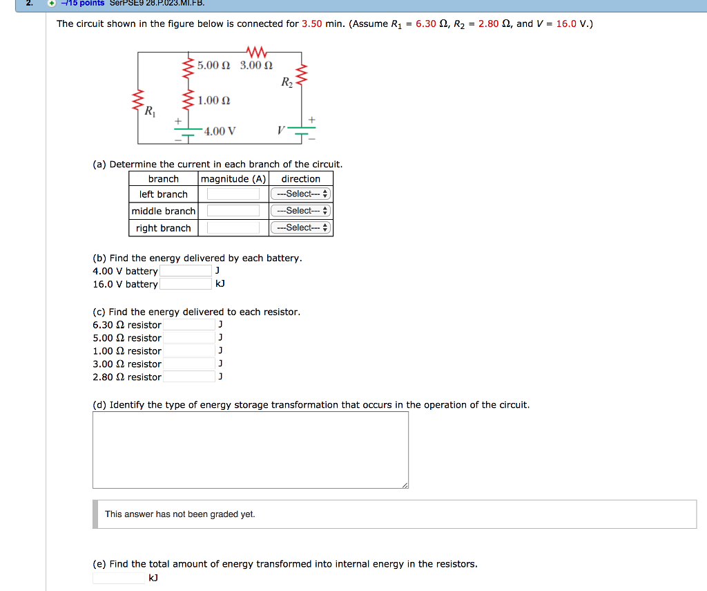 Solved The circuit shown in the figure below is connected | Chegg.com