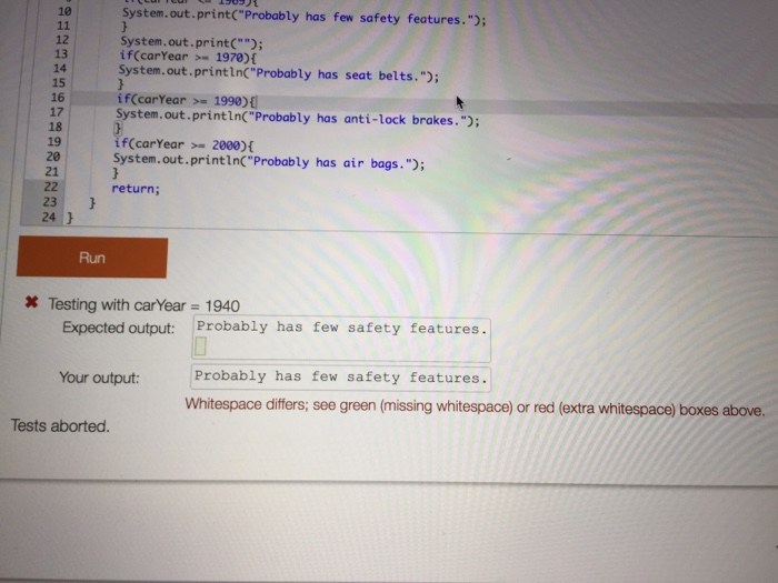 Solved I am having trouble correctly formatting my code. I | Chegg.com
