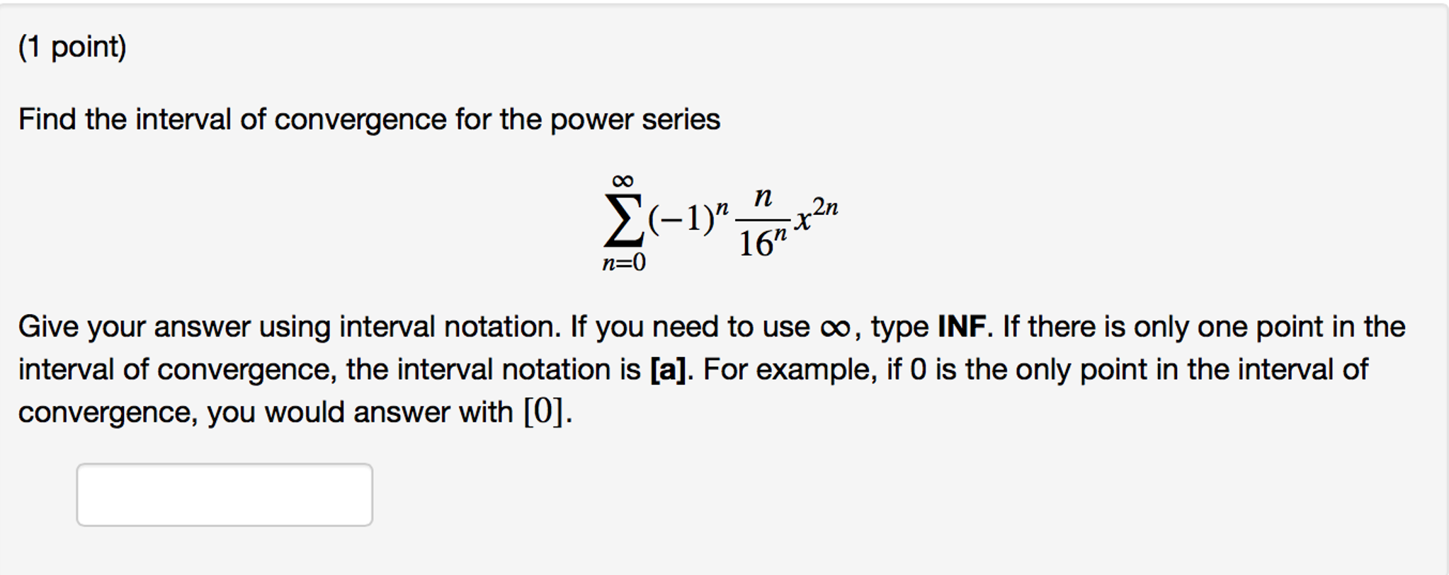 Solved Find The Interval Of Convergence For The Power Series