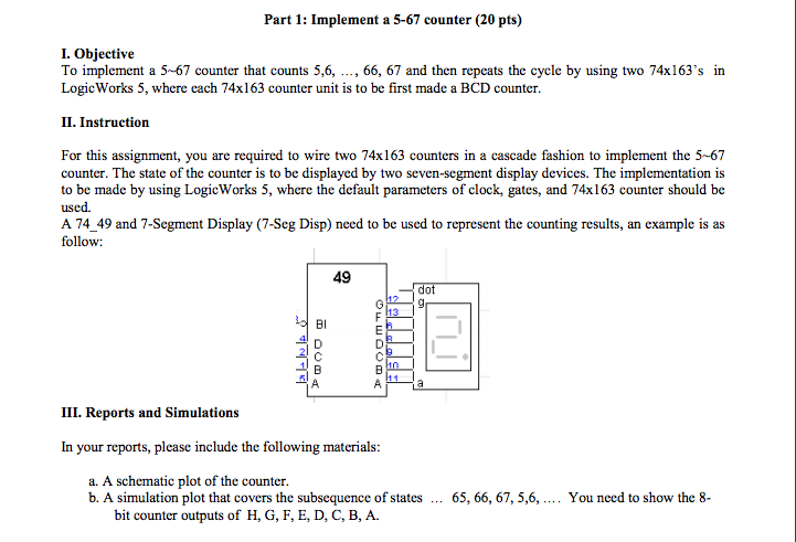 logicworks 7 segment display logicworks 7 segment display