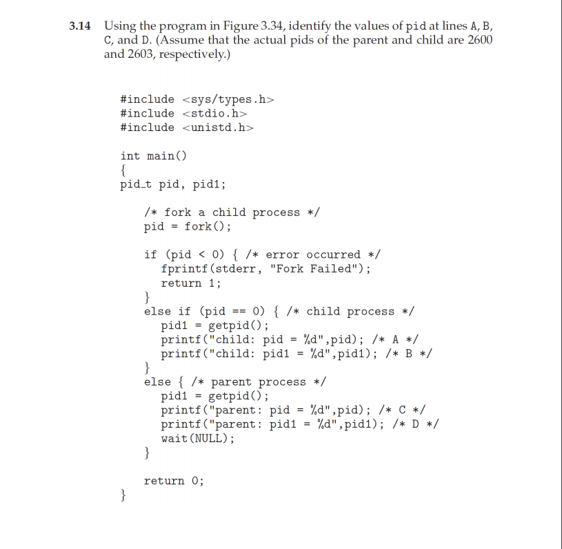 Solved Using the program in Figure 3.34, identify the values | Chegg.com