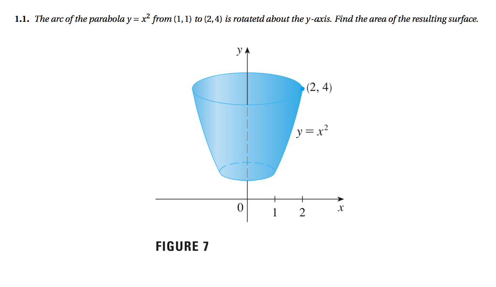 solved-the-arc-of-the-parabola-y-x-2-from-1-1-to-2-4-chegg