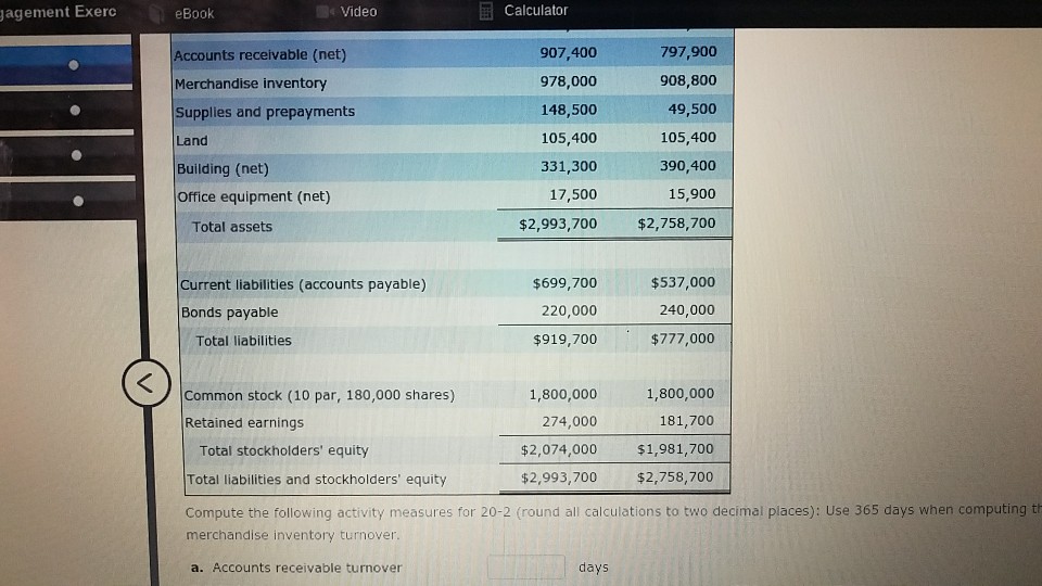 Solved: Analysis Of Activity Measures Based On The Compara... | Chegg.com