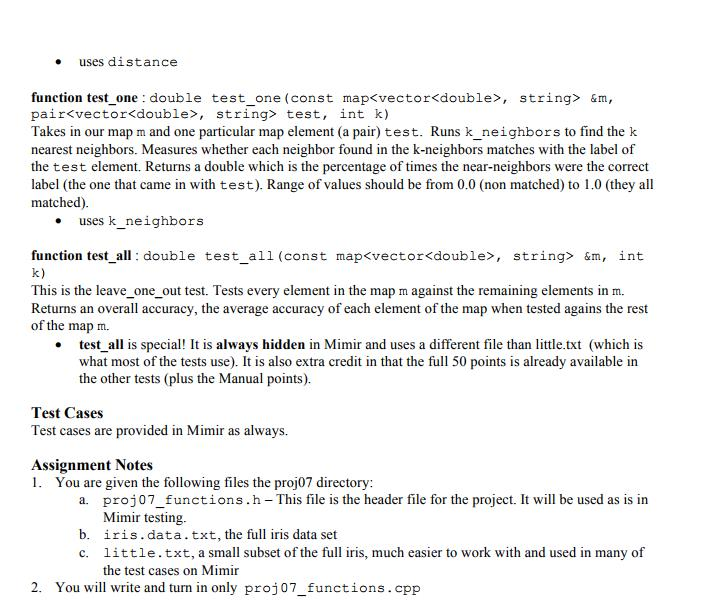 Assignment Overview This project focuses on the use | Chegg.com