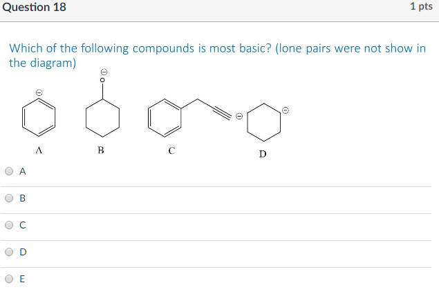 Solved: 1 Question 18 Which Of The Following Compounds Is | Chegg.com