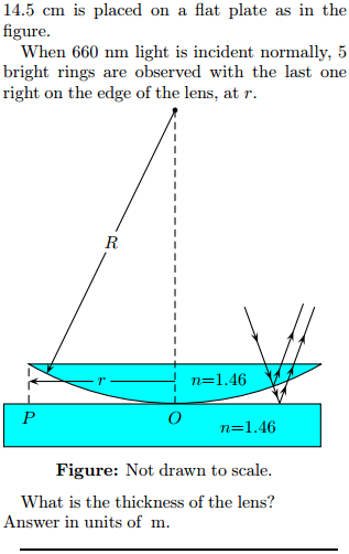 newton's ring experiment questions with answers