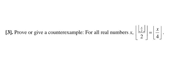 Solved Prove or give a counterexample to the following | Chegg.com