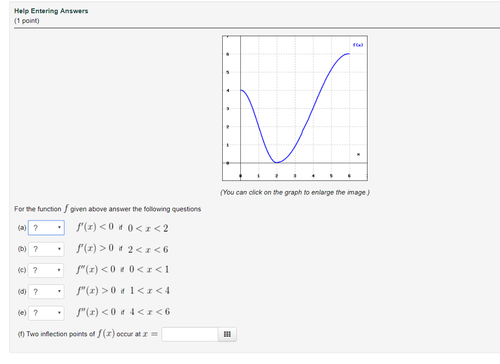 Solved Help Entering Answers 1 point f(x) ート 5 (You can | Chegg.com