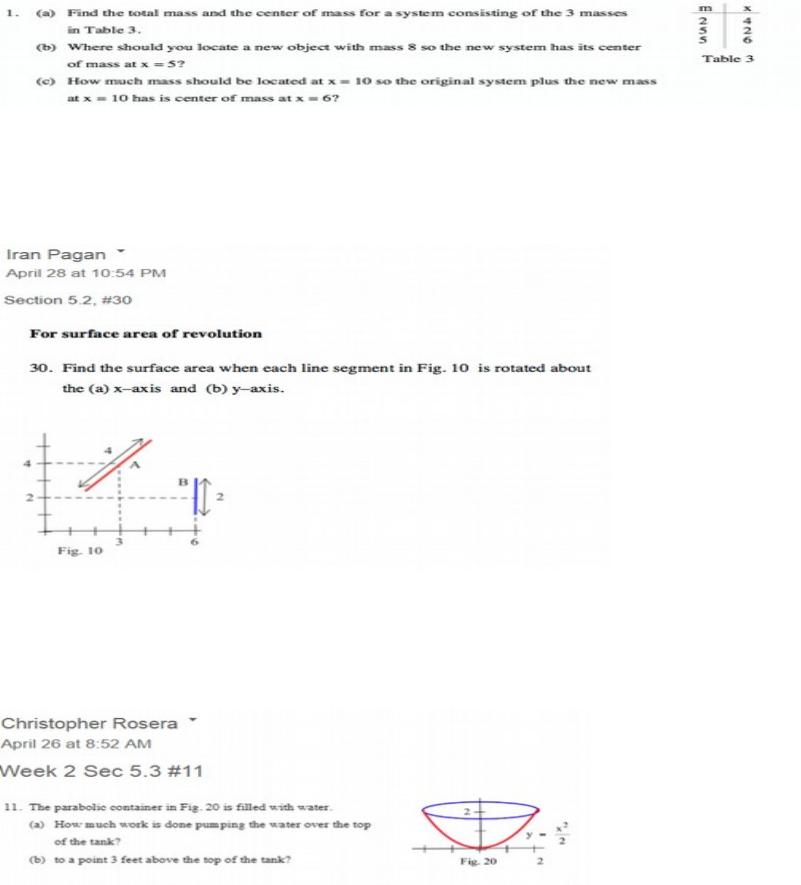Solved Find the total mass asn the center of mass for a | Chegg.com