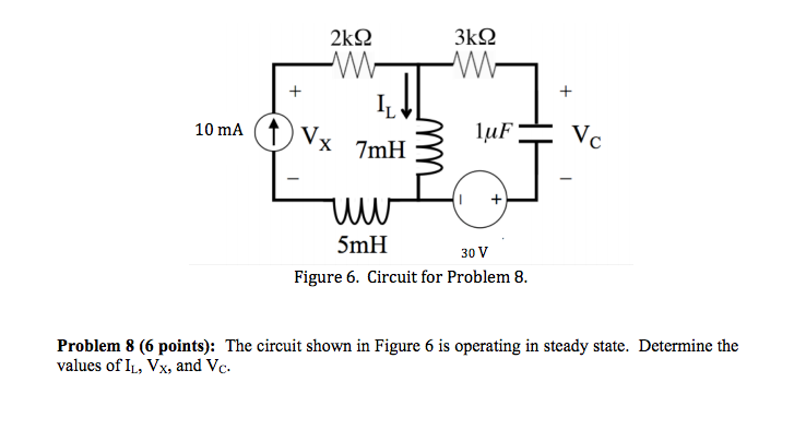 Solved The circuit shown in Figure 6 is operating in | Chegg.com