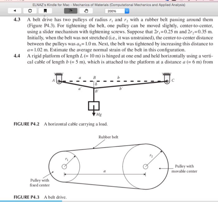 Solved A belt drive has two pulleys of radius r_1 and r_2 | Chegg.com