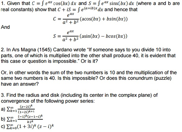 solved-given-that-c-integral-e-ax-cos-bx-dx-and-s-chegg