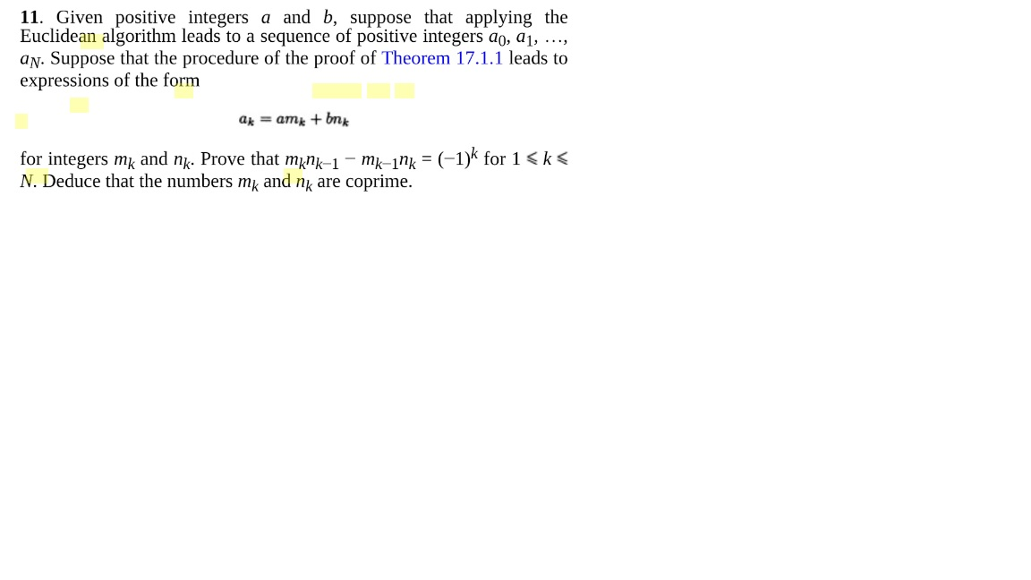 Given Positive Integers A And B, Suppose That | Chegg.com