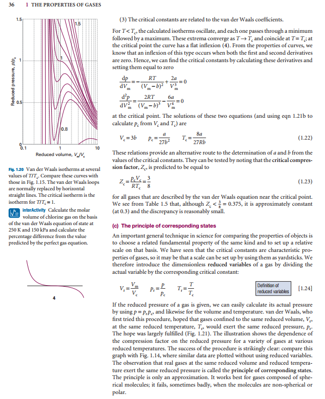 Solved A Real Gas Was Shown To Obey The Folling EOS P RT Vm Chegg