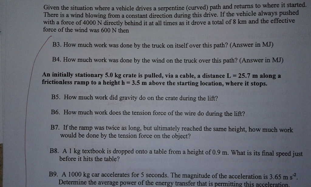 Solved Given the situation where a vehicle drives a | Chegg.com