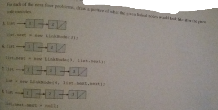 Solved For Each Of The Next Four Problems Draw A Picture Of Chegg