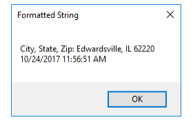 Solved Add code to format the city, state, and zip code when | Chegg.com