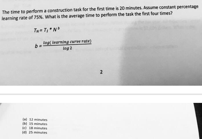 solved-the-time-to-perform-a-construction-task-for-the-first-chegg