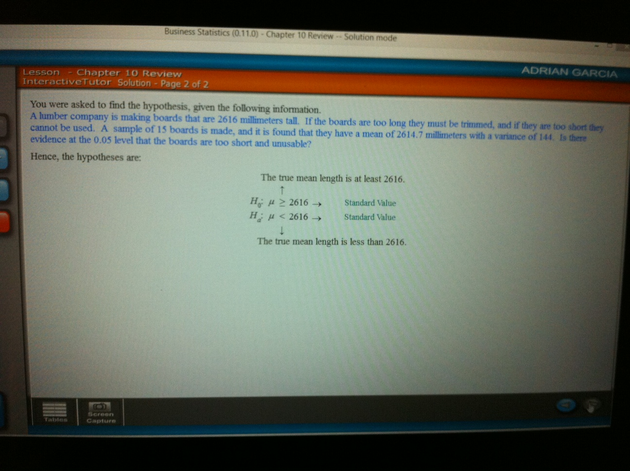 Solved You were asked to find the hypothesis, given the | Chegg.com