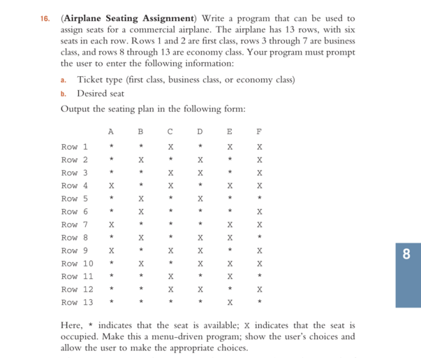 airplane seat assignment probability solution