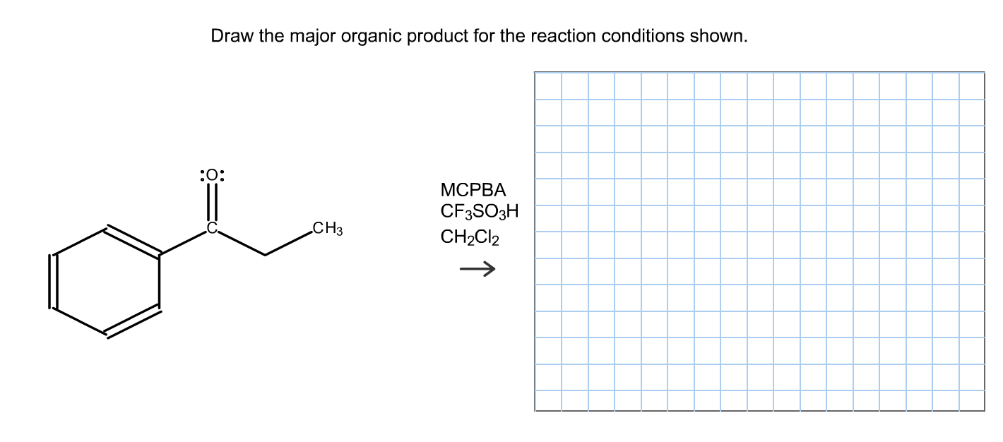 Solved Draw the major organic product for the reaction