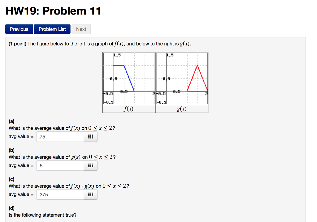 Solved The figure below to the left is a graph of f(x), and | Chegg.com