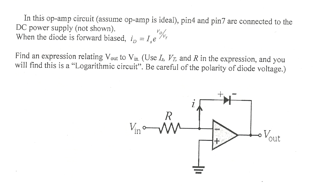 Solved In this op-amp circuit (assume op-amp is ideal), pin4 | Chegg.com