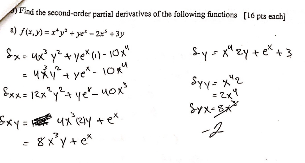 solve derivative problems