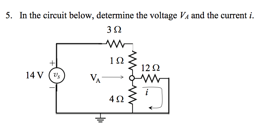 Solved In the circuit below, determine the voltage Va and | Chegg.com