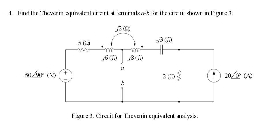 Solved Find the Thevenin equivalent circuit at terminals a-b | Chegg.com